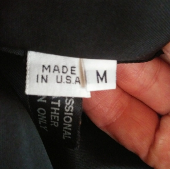 🇺🇸 Soft Designer Lambskin Med Black Leather - Picture 6 of 7